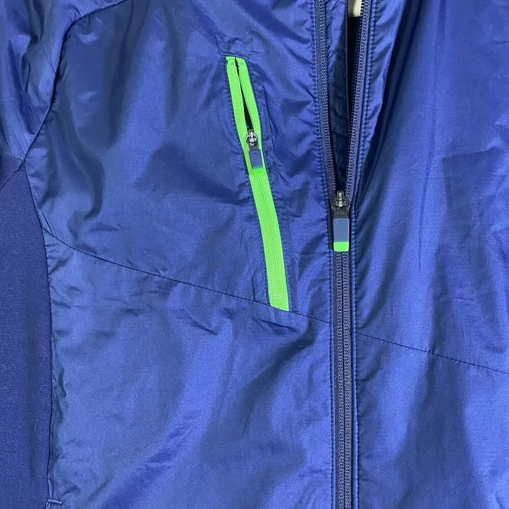 RALPH LAUREN POLO SPORT PERFORMANCE HYBRID JACKET BLUE MENS MEDIUM GOLF - Picture 3 of 14